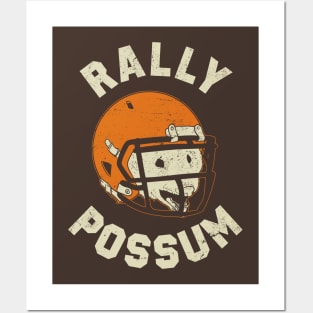 Rally Possum Funny Cleveland Football Posters and Art